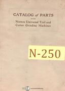Norton-Norton 1 and 2, Tool and Cutter Grinder, Instructions & 1462-4 Parts Manual 1953-No. 1-No. 2-06